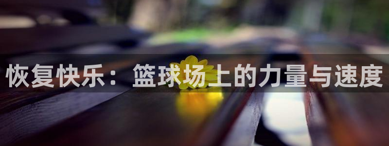 JJB竞技宝官方正版app集团官网网址：恢复快乐：篮