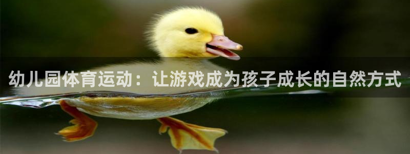 JJB竞技宝官方正版app娱乐网站：幼儿园体育运动：让游戏成