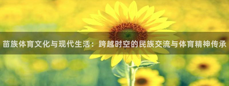 JJB竞技宝官网下载招商电话是多少啊：苗族体育文化与现代生活